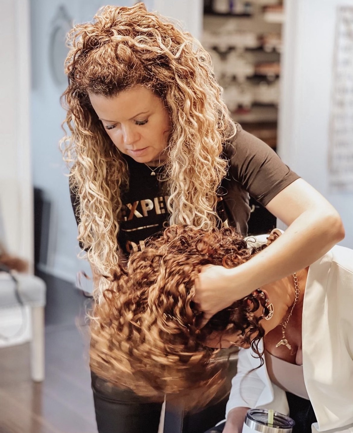 Jennifer Breaking Curls