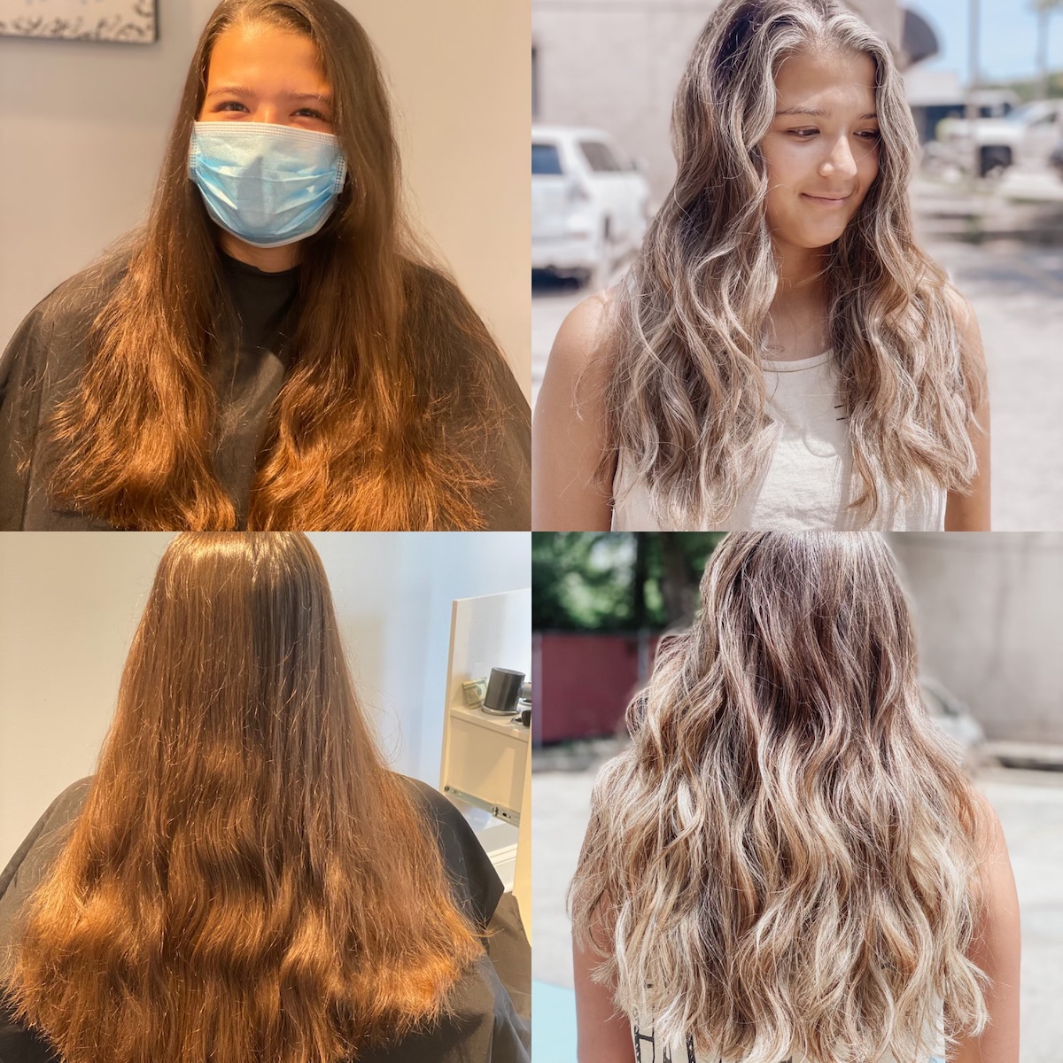 Jennifer Adored Signature Color Before and After